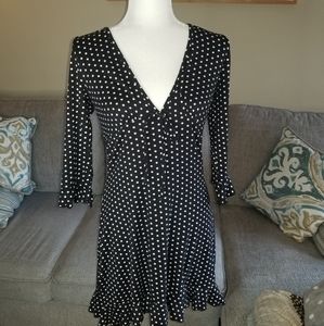 BNWT Revamped black and white polkadot dress Sz. XL
